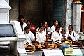 Image 19Schoolgirls and boys playing khrueang sai in front of a temple (from Culture of Thailand)