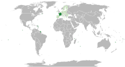 Location of  metropolitan France  (dark green) – on the European continent  (green & dark grey) – in the European Union  (green)