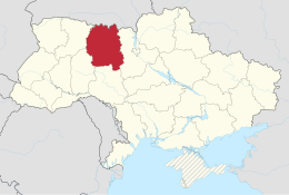 Oblast de Žytomyr - Localizazion