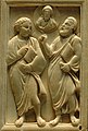 Frankisk, elfenbein, Kristus mellom to apostler, 400-tallet e.Kr.