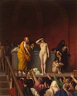 Slave Market in Ancient Rome, c. 1884, Hermitage Museum