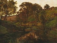 Джулиан Эштон, Evening, Merri Creek, 1882