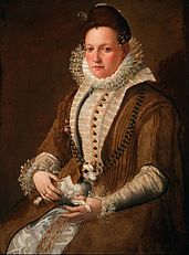 Lavinia Fontana, Portrait of a Lady with a Lap Dog