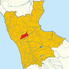 Localisation de San Marco Argentano