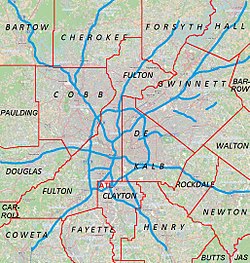 Decatur is located in Metro Atlanta