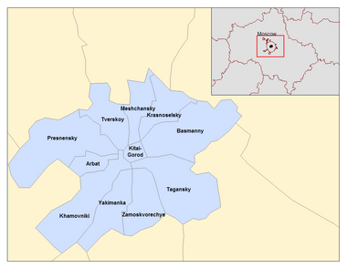 Central Okrug districts