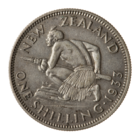 Māori warrior on the New Zealand shilling