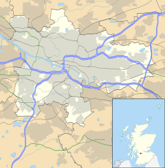 Nitshill is located in Glasgow council area
