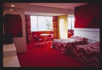 A room at Kutcher's, Monticello, 1977