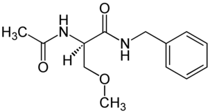 Struktur von Lacosamid