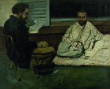 Paul Alexis yn darllen i Émile Zola 1869–1870 Amgueddfa Gelf São