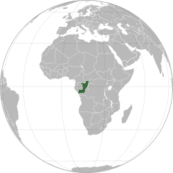 コンゴ共和国の位置