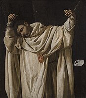 Francisco de Zurbaranen San Serapio, 1628.