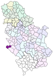 Priboj – Mappa