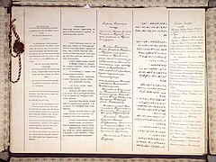 Brest-Litovskin rauhansopimuksen asiakirja