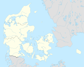 Ribe na mapi Danske