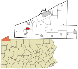 Location in Erie County and the U.S. state of Pennsylvania.