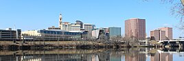 Downtown seen from the Connecticut River