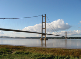 Humber Bridge over de Humber