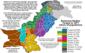 Image 11 The dominant mother tongue in each District of Pakistan, according to the 2017 Pakistan Census (from Punjab)