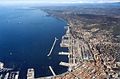 Trieste - Eski liman havadan goruntu