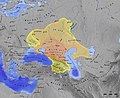 Empire khazar, Khazars, vers 640