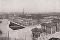 1930'larda Piazza Leonardo da Vinci ve Politecnico di Milano (Fotoğrafın ortasında görülen)