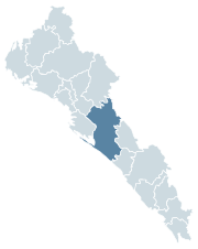 Location o Culiacán athin Sinaloa