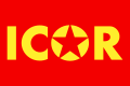 Bandera de la ICOR.