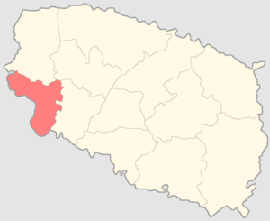 Ядринский уезд на карте