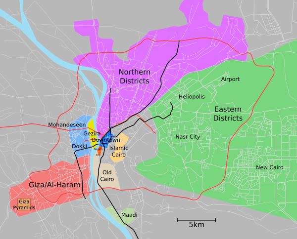 Mappa divisa per regioni