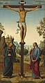 Pietro Perugino, prikazuje Križanje kot Stabat Mater.