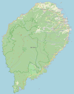 Santa Margarida is located in São Tomé