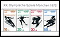 Block 6, 1971 Sondermarkenblock der Deutschen Bundespost zu den Olympischen Sommerspielen 1972