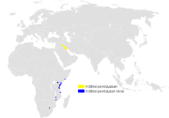 Mapa występowania