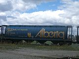 Alberta Grain Car, at East Junction Edmonton
