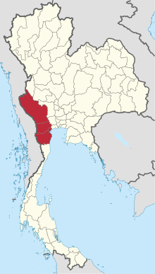 Peta wilayah Kabiskopan Ratchaburi