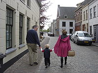 Wandelaars Herenstraat (2007)