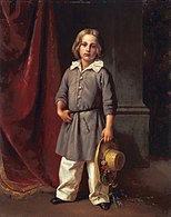 Portrait enfant de Karl Begas (1845-1916)