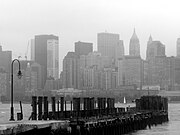 The old ferry docks at the terminal