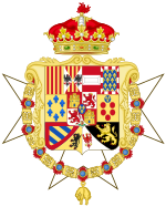 Description de l'image Coat of Arms of Gabriel, Infante of Spain.svg.