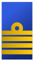 סימן הדרגה של "קפיטן טֵר זֵיי" בצי ההולנדי