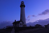 Pigeon Point Lighthouse at blue hour