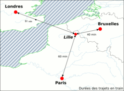 Lille entre Londres, Bruxelles & Paris