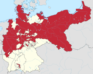 Королевство Пруссия в составе Германской империи (1914 год)