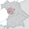 Položaj grada u Bavarskoj