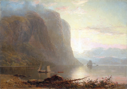 Lucius O'Brien, Lever du soleil sur le Saguenay, 1880.