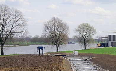 Рыбоход на реке Мейзе в Нидерландах.