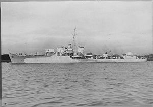 Эсминец HMS Martin