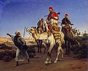 Арабы, путешествующие по пустыне. 1843. Холст, масло. Собрание Уоллеса, Лондон